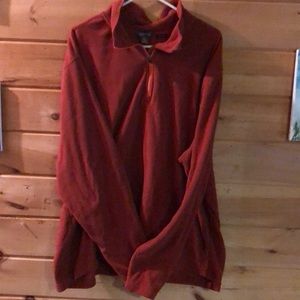 Orange/red mens sweater